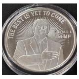 DONALD TRUMP 1oz .999 SILVER ROUND  (350 CB)