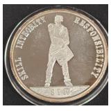 1oz 999 FINE SILVER COIN (875 V)