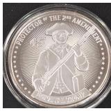 DONALD TRUMP 1oz .999 SILVER ROUND  (350 EK)