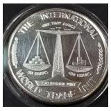 1oz .999 FINE SILVER COIN (886 Q)