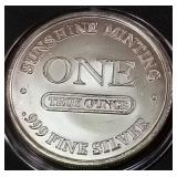 1oz .999 FINE SILVER COIN (815 D)