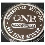 1oz .999 FINE SILVER COIN (815 F)