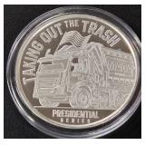 DONALD TRUMP 1oz .999 SILVER ROUND  (350 DN)