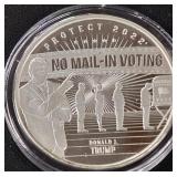 DONALD TRUMP 1oz .999 SILVER ROUND  (350 CM)