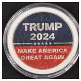 DONALD TRUMP 1oz .999 SILVER ROUND  (350 GH)