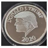 DONALD TRUMP 1oz .999 SILVER ROUND  (350 CP)