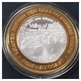 .999 FINE SILVER GAMING TOKEN (551 A75)