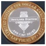 BOULDER STATION .999 FINE SILVER TOKEN (551 C64)