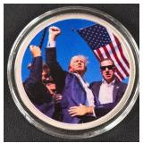 DONALD TRUMP 1oz .999 SILVER ROUND  (350 AH)