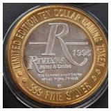 LIMITED EDITION $10 .999 SILVER TOKEN (551 B84)