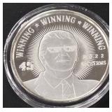 DONALD TRUMP 1oz .999 SILVER ROUND  (350 FN)