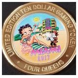 FOUR QUEENS $10 GAMING TOKEN (658 Q)