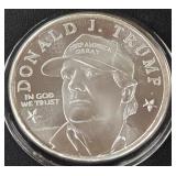 DONALD TRUMP 1oz .999 SILVER ROUND  (350 AY)