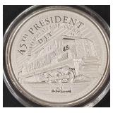 DONALD TRUMP 1oz .999 SILVER ROUND  (350 EU)