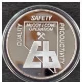 1oz .999 FINE SILVER COIN (873 V)