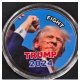 DONALD TRUMP 1oz .999 SILVER ROUND  (350 GB)