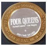 FOUR QUEENS .999 SILVER TOKEN (551 C36)
