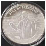 DONALD TRUMP 1oz .999 SILVER ROUND  (350 EV)