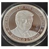 DONALD TRUMP 1oz .999 SILVER ROUND  (350 AZ)
