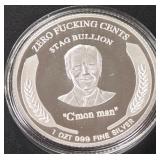 1oz .999 SILVER ROUND  (350 CL)