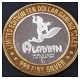 ALADDIN .999 FINE SILVER TOKEN (551 C44)