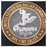 ALADDIN .999 FINE SILVER TOKEN (551 C43)