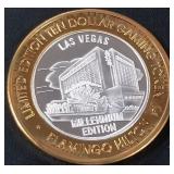 FLAMINGO - .999 FINE SILVER GAMING TOKEN (551 B2)