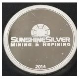 1oz .999 FINE SILVER COIN (815 AK)