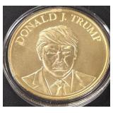 DONALD TRUMP 1oz .999 SILVER ROUND  (350 CG)