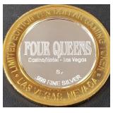 FOUR QUEENS .999 SILVER TOKEN (551 C32)