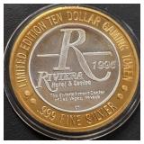 LIMITED EDITION $10 .999 SILVER TOKEN (551 B89)