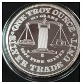 1oz .999 FINE SILVER COIN (879 D)