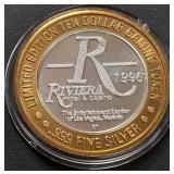 LIMITED EDITION $10 .999 SILVER TOKEN (551 B88)