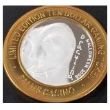 PALMS - .999 FINE SILVER GAMING TOKEN (551 A25)