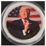 DONALD TRUMP 1oz .999 SILVER ROUND  (350 HC)