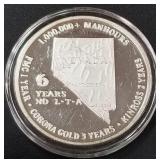 1oz .999 FINE SILVER COIN (874 N)