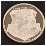 1oz 999 FINE SILVER COIN (881 D)