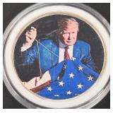 DONALD TRUMP 1oz .999 SILVER ROUND  (350 GV)