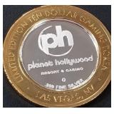 .999 FINE SILVER GAMING TOKEN (551 B27)