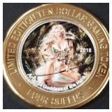 FOUR QUEENS $10 GAMING TOKEN (658 D)