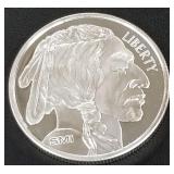 1oz .999 FINE SILVER COIN (815 AF)