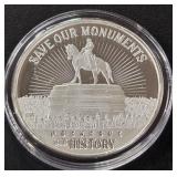 DONALD TRUMP 1oz .999 SILVER ROUND  (350 DO)