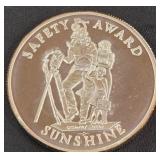 1oz .999 FINE SILVER COIN (814 C)