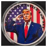 DONALD TRUMP 1oz .999 SILVER ROUND  (350 S)