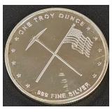 1oz .999 FINE SILVER COIN (814 G)