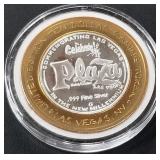 PLAZA - .999 FINE SILVER GAMING TOKEN (551 B33)