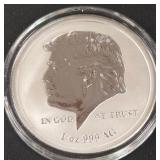 DONALD TRUMP 1oz .999 SILVER ROUND  (350 EO)