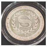 1 TROY 999 FINE SILVER COIN (880 F)