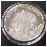 DONALD TRUMP 1oz .999 SILVER ROUND  (350 DK)