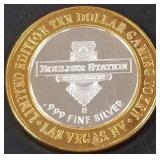BOULDER STATION .999 FINE SILVER TOKEN (551 C68)